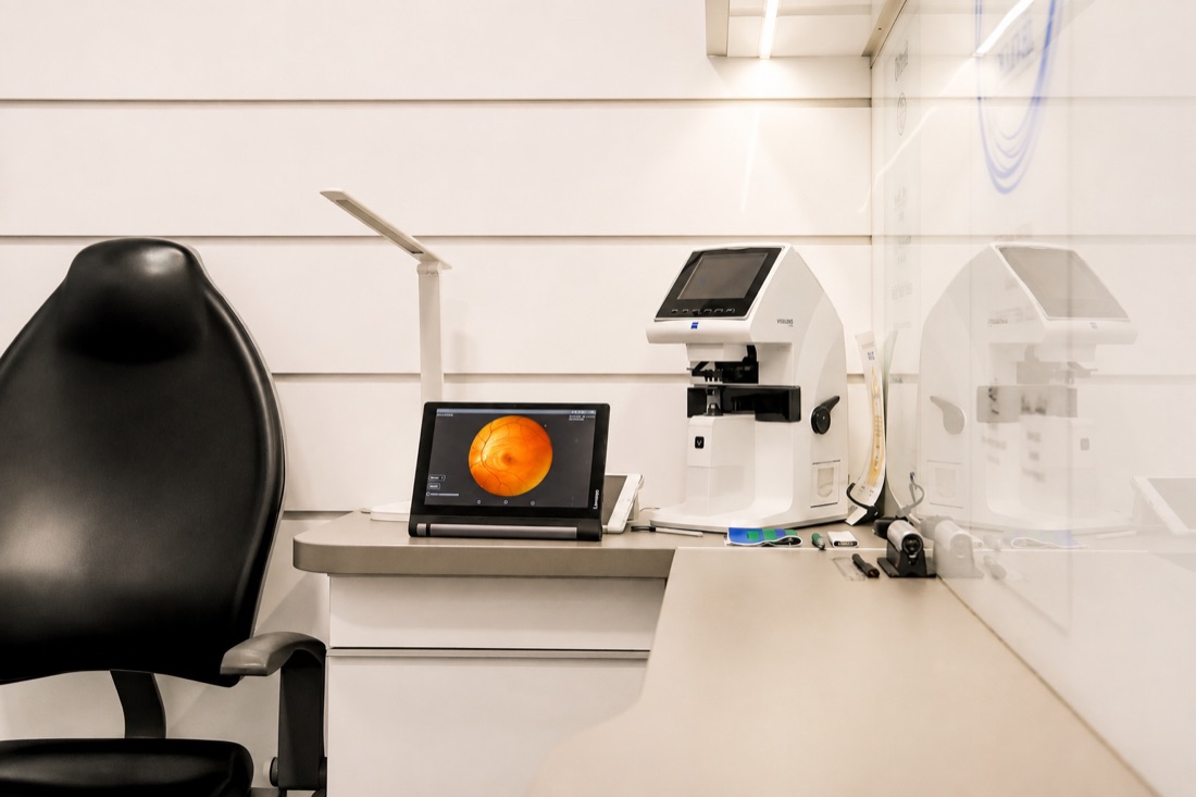Vizsgálófülkénk ZEISS diagnosztikai műszerekkel